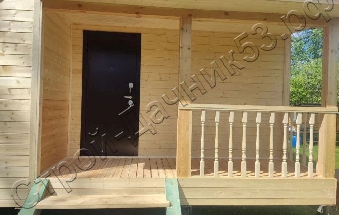 5 Каркасный дом Д-18, 8x67м, 56 М², Тверская область, Вышневолоцкий район, ст. Тверца (4)